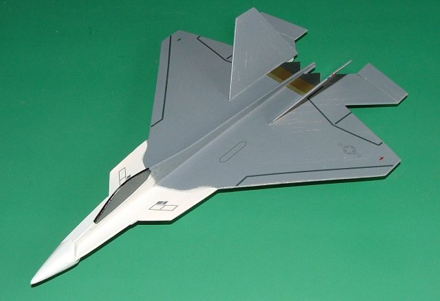 Mark Digby's Semi-profile YF-22 Raptor